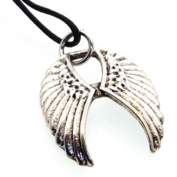 Pewter Guardian Angel Wing Pendant